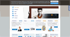 Desktop Screenshot of amberline.eu